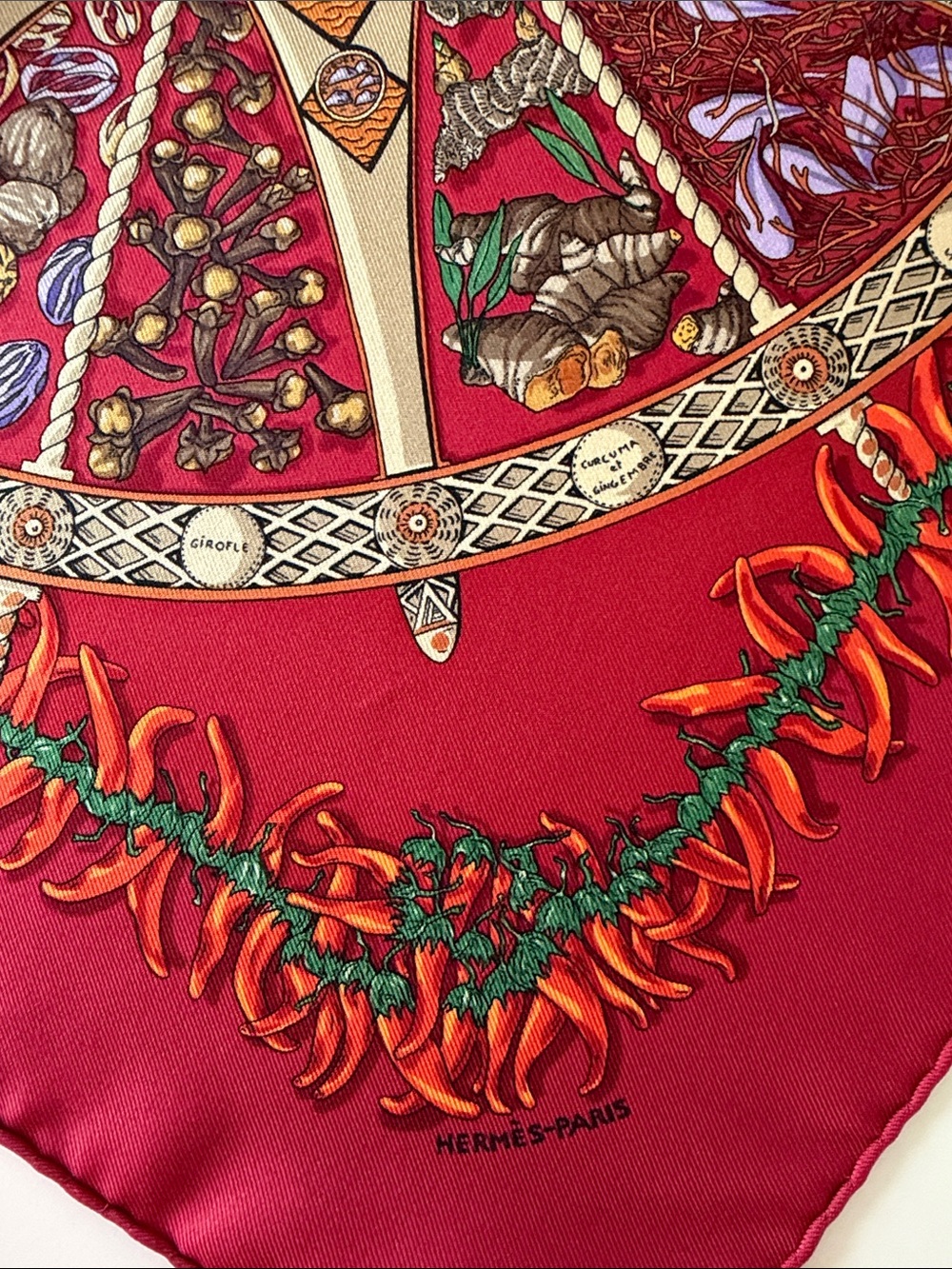 Hermes Scarf with Box - Picture 8 of 9